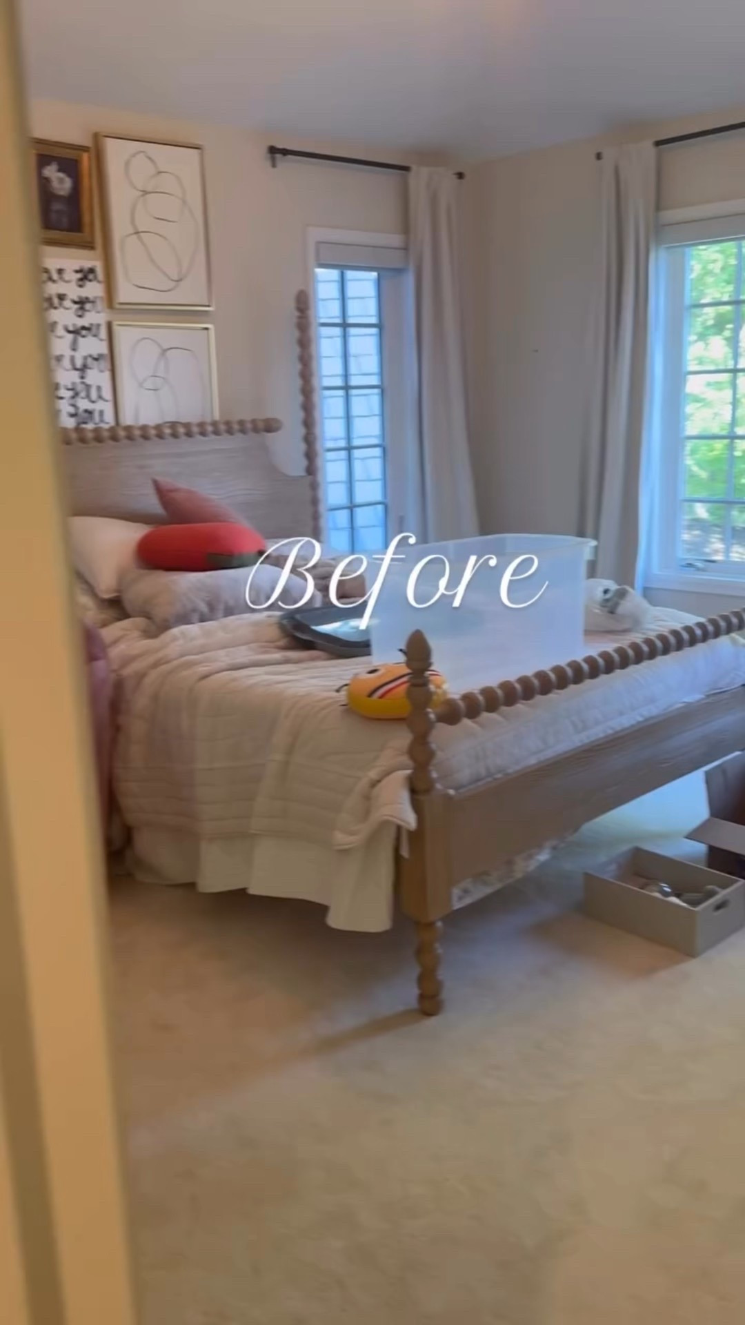 Linking items used for Lake’s room makeover. 🎀 

Here is exactly what I ordered for her curtains: 
Style: Liz Linen Drape Pleated
Color: Pink Lemonade 1908-19
Size: 48” W x 92” L (per panel)
Header: Triple French Pleat (hooks included)
Lining: Blackout, 100% shading, 150 gsm microfiber (grayish white backing)
Extra: Body memory shaping for triple French pleat


#LTKHome #LTKKids