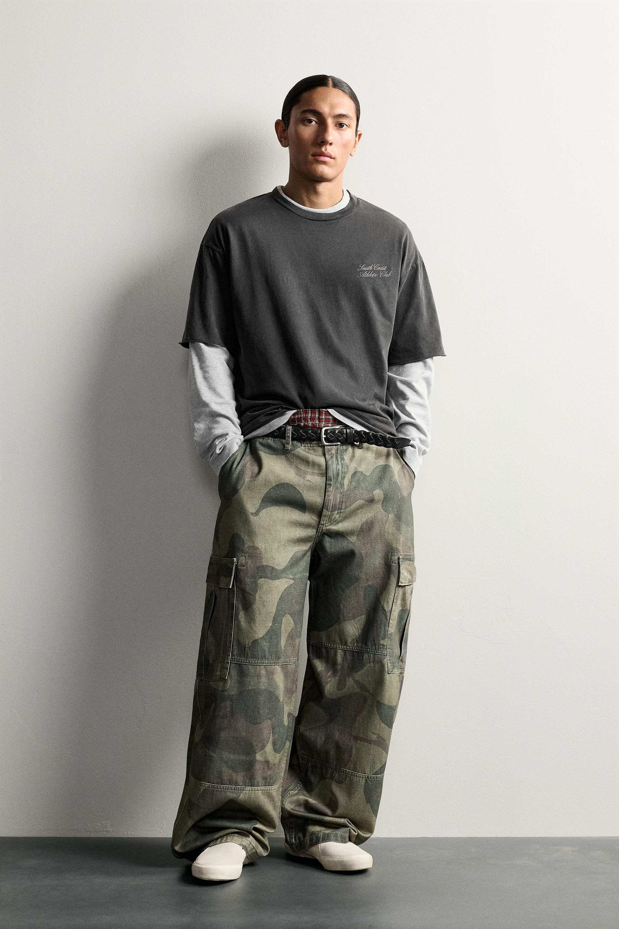 WASHED PRINT RELAXED FIT T-SHIRT | Zara UK