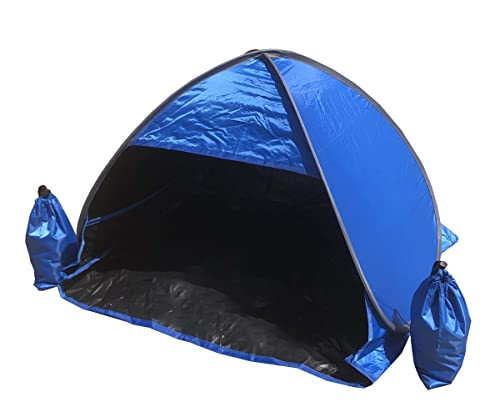 RXQNN Small Pop-up Head Tent Portable Beach Shade with Two Sand Bags, Mini Beach Tent Pet Shade for Dogs/Cats | Amazon (US)