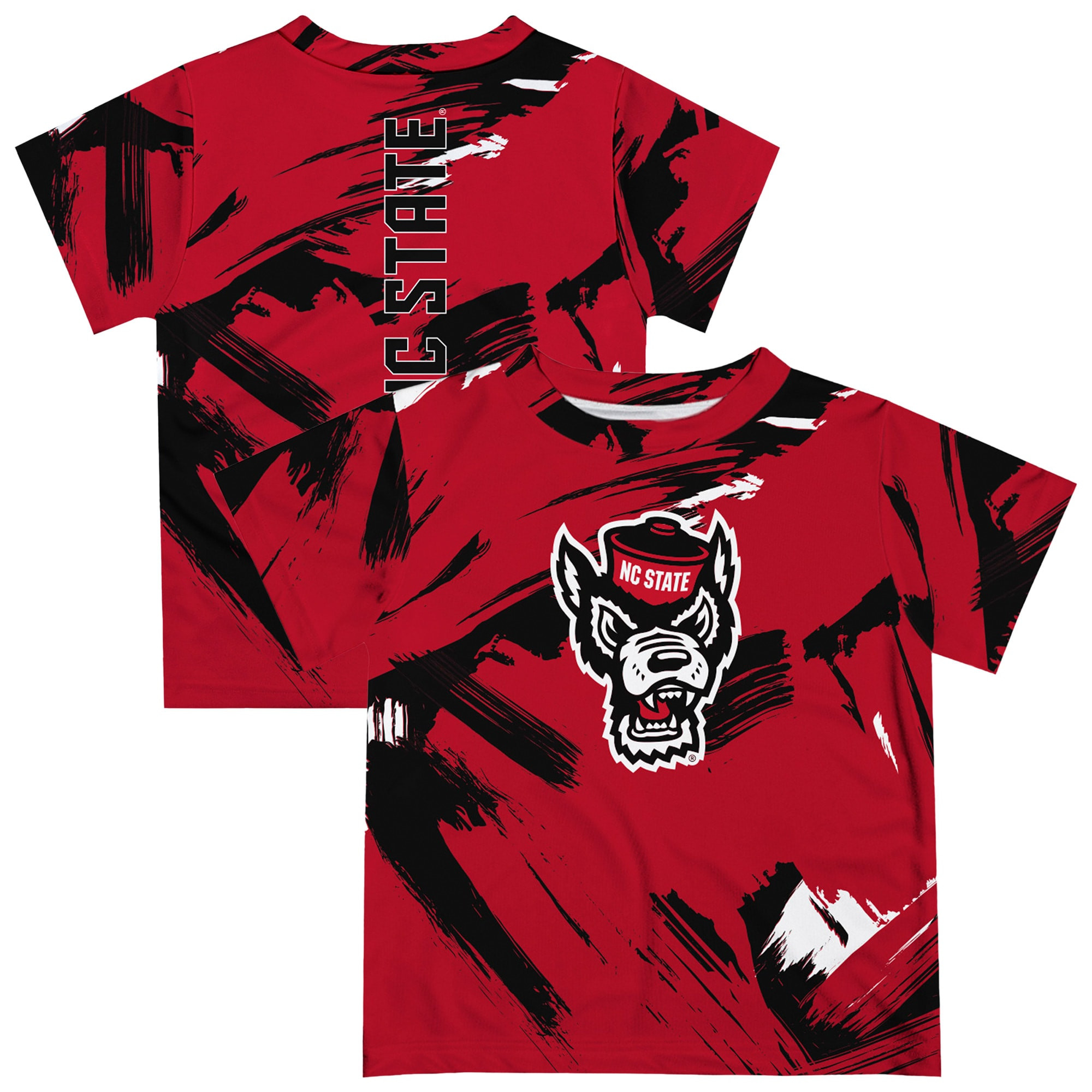 NC State Wolfpack Vive La Fete Toddler Paint Brush T-Shirt - Red | Fanatics