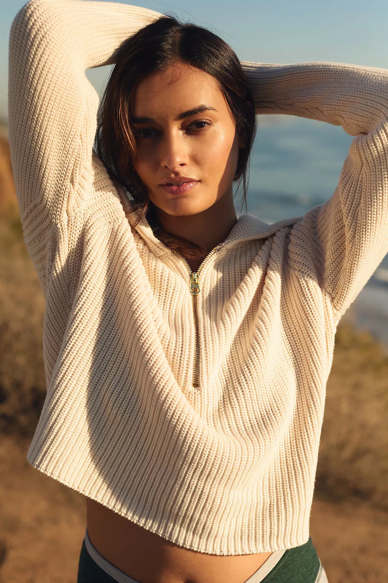 Varley Elise Half-Zip Sweater | Anthropologie (US)