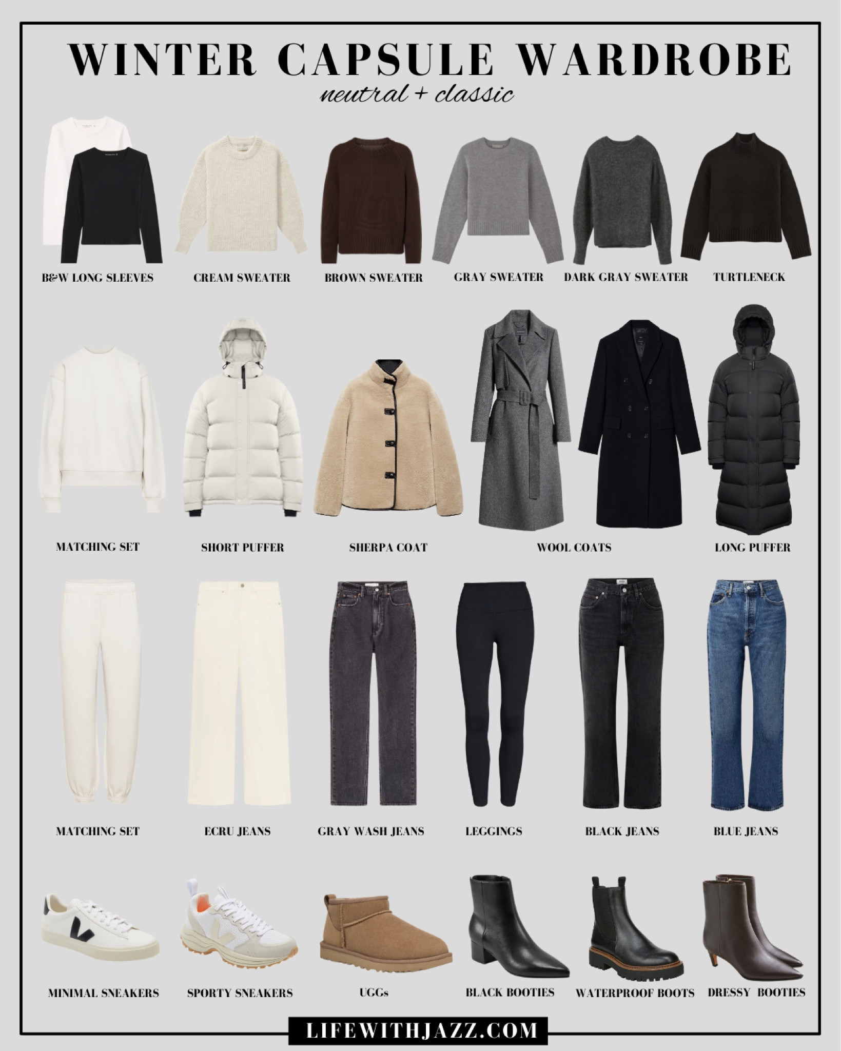 My 2025 winter capsule - pt. 3 - shoes + accessories 

Minimal sneakers / sport sneakers / Vegas / Uggs / black booties / heeled booties / waterproof lug sole boots / Chelsea boots / dressy boots / chocolate brown boots / kitten heel boots / wc25

#LTKSeasonal #LTKShoeCrush