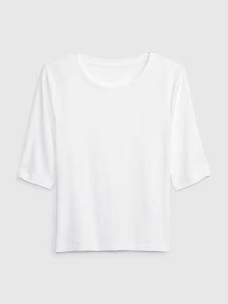 Modern Cropped Crewneck T-Shirt | Gap (US)