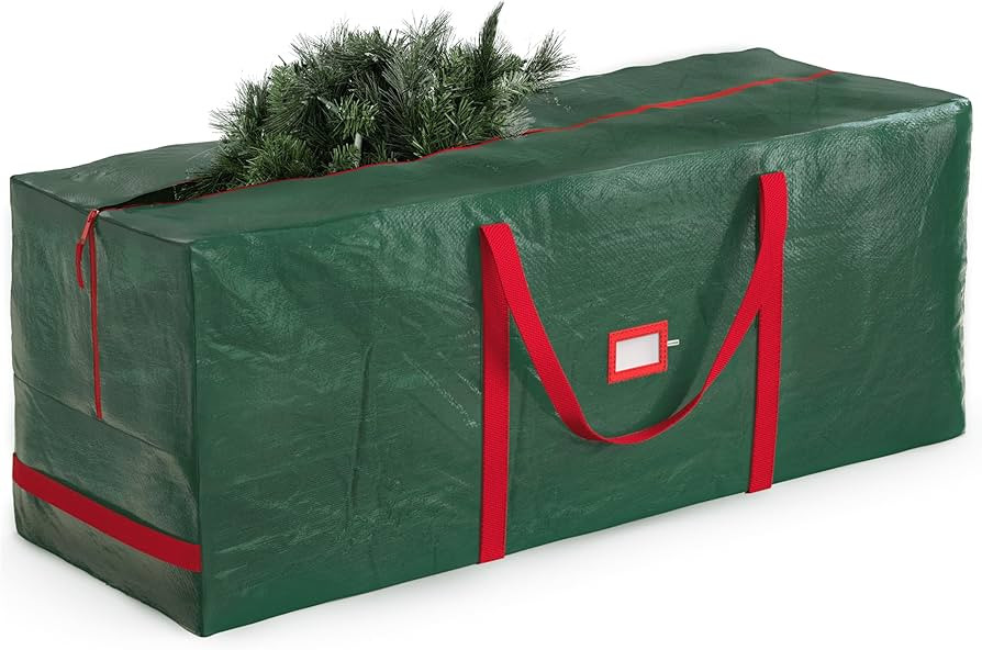 Zober Christmas Tree Storage Bag - Fits 7.5 Ft Artificial Trees - Plastic, Waterproof Christmas T... | Amazon (US)