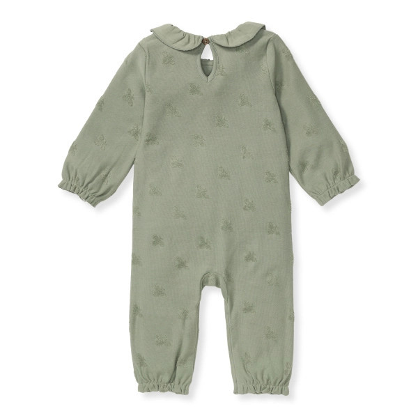 Raised Terry Bee Baby Girl Jumpsuit | Burts Bees Baby