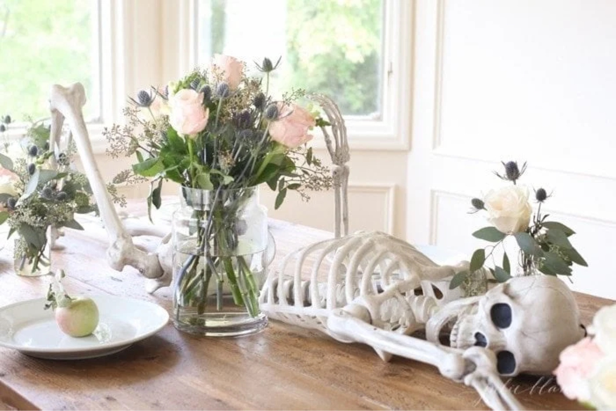 Have fun with your Halloween decorations by adding a skeleton! They’re not just for benches anymore!

#LTKHome #LTKStyleTip #LTKSeasonal