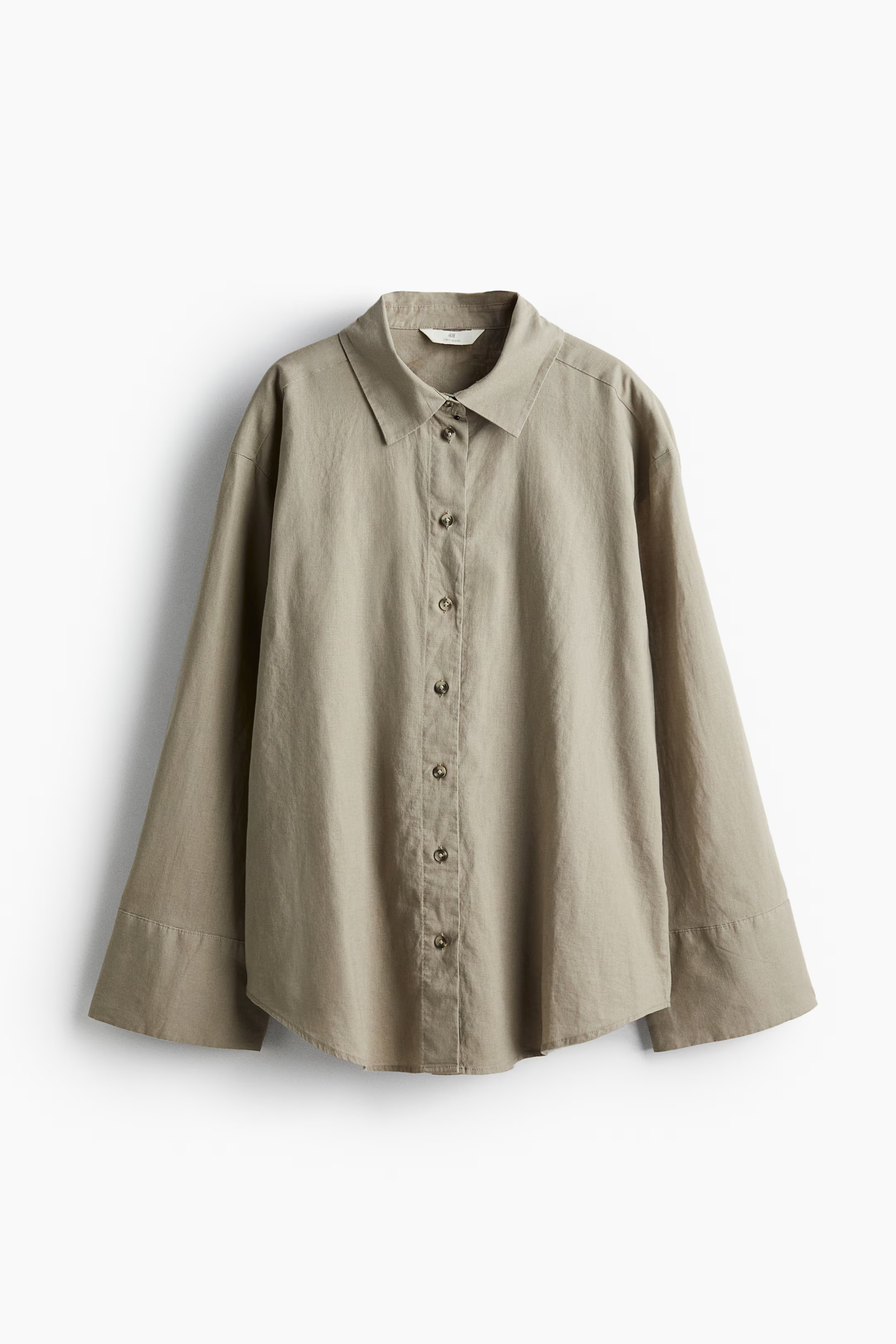 Linen-blend shirt | H&M (UK, MY, IN, SG, PH, TW, HK)