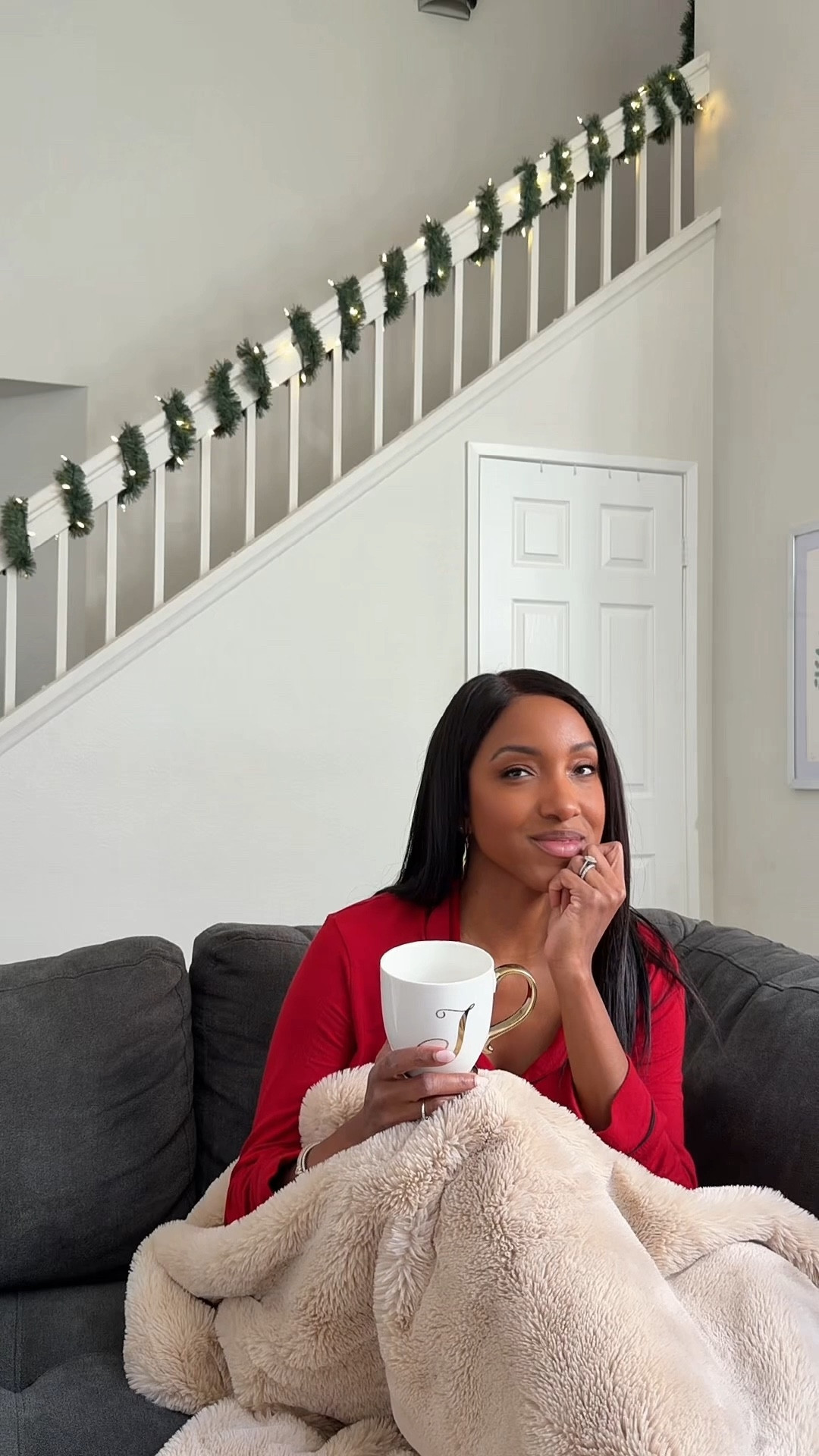 Cozy pajamas, coffee and my favorite show! I’m in love with these pajamas, grab them if they are in stock! Cozy Set, Home, cozy pajamas 

#LTKOver40 #LTKHome #LTKmorningroutine