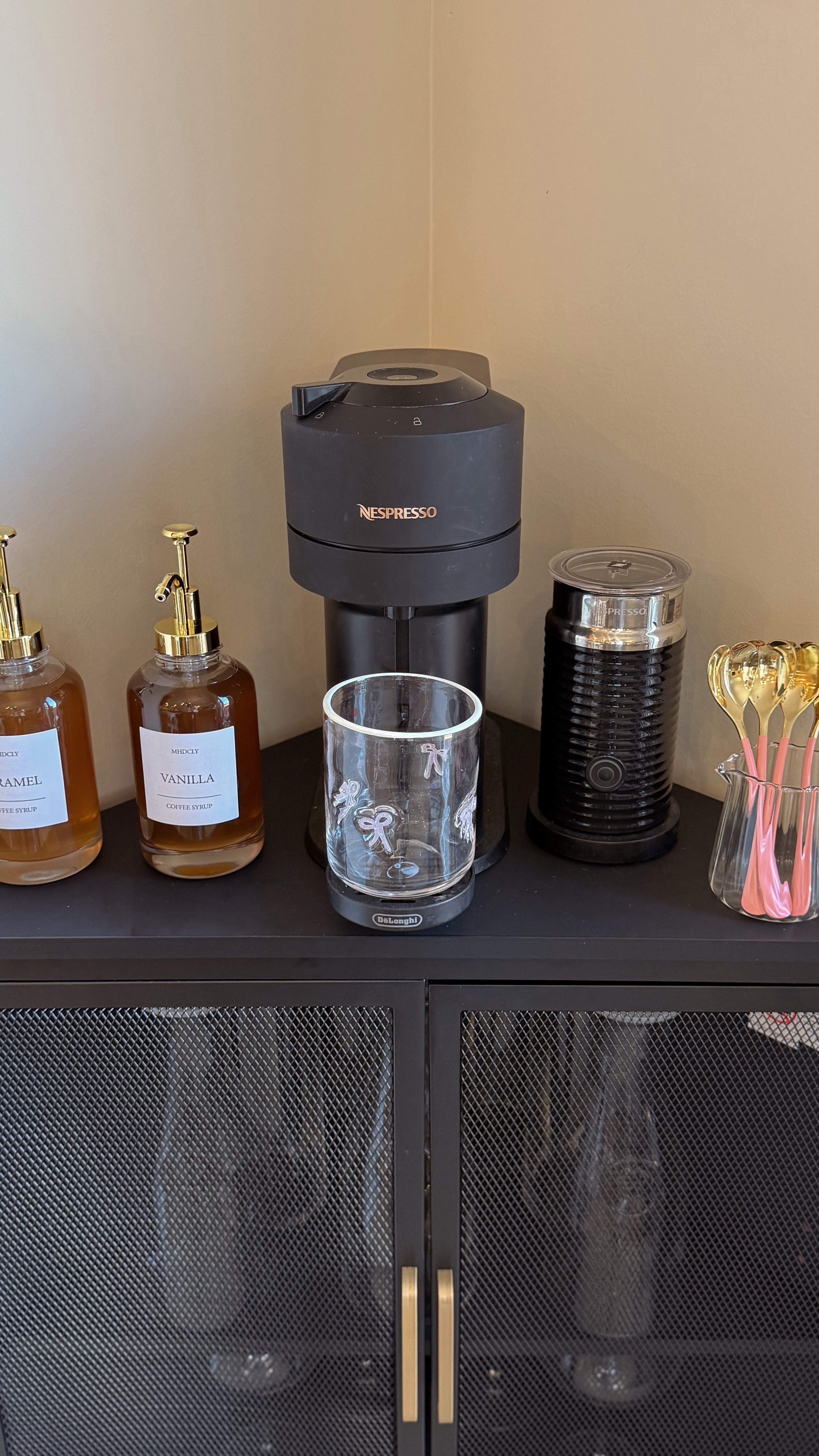 Your sign to make an at home coffee bar this year ☕️🤎

#LTKWatchNow #LTKHome #LTKSeasonal