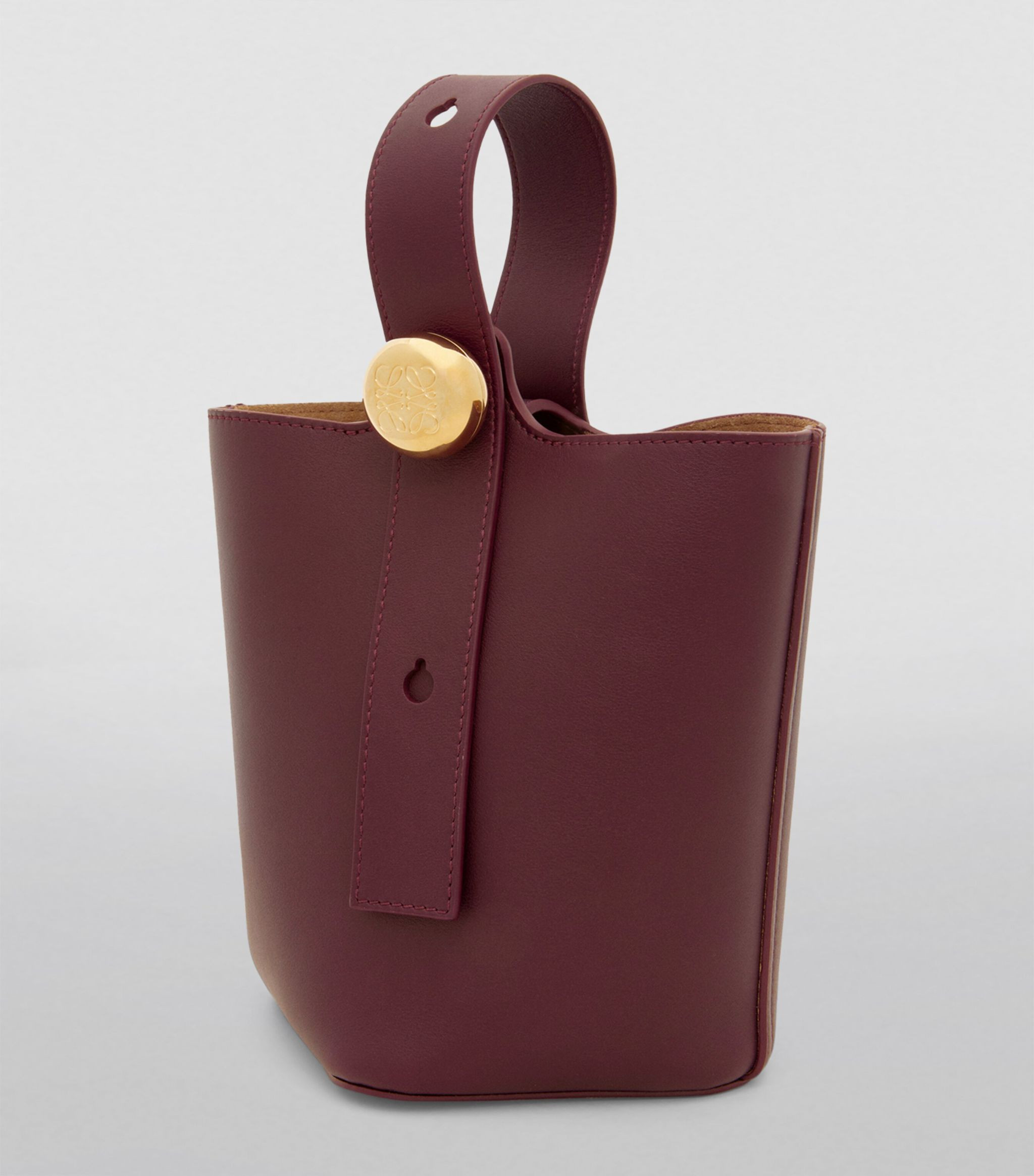 Mini Leather Pebble Bucket Bag | Harrods