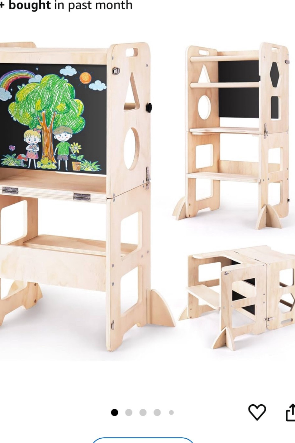 4 in 1 kids cooking stool, table, and easel! 

#LTKkids #LTKfindsunder100 #LTKfamily