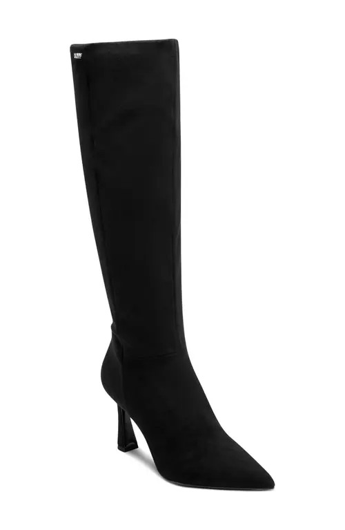 DKNY Cainon Pointed Toe Knee High Boot in Black at Nordstrom, Size 5 | Nordstrom