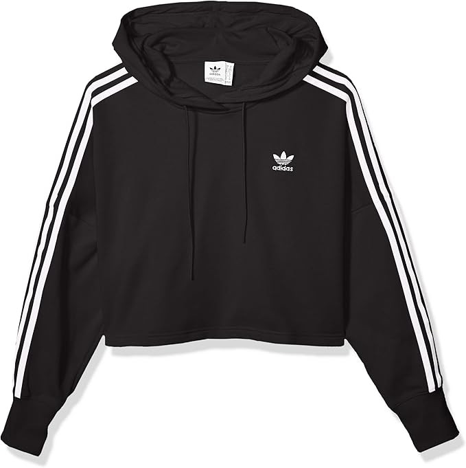 adidas Originals Women's Cropped Hooded Sweatshirt | Amazon (US)
