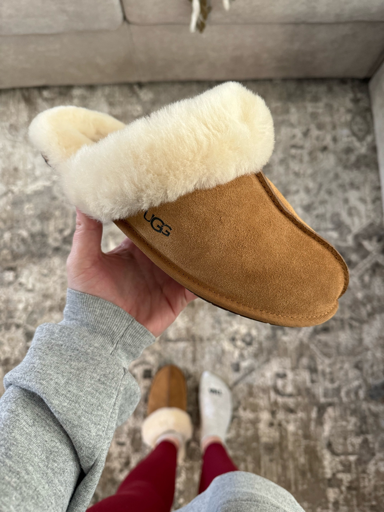 new Ugg slippers for around the house 

Uggs | ugg slippers | house slippers | shoes | scufette | comfy | cozy 

#LTKGiftGuide #LTKSeasonal #LTKFindsUnder100