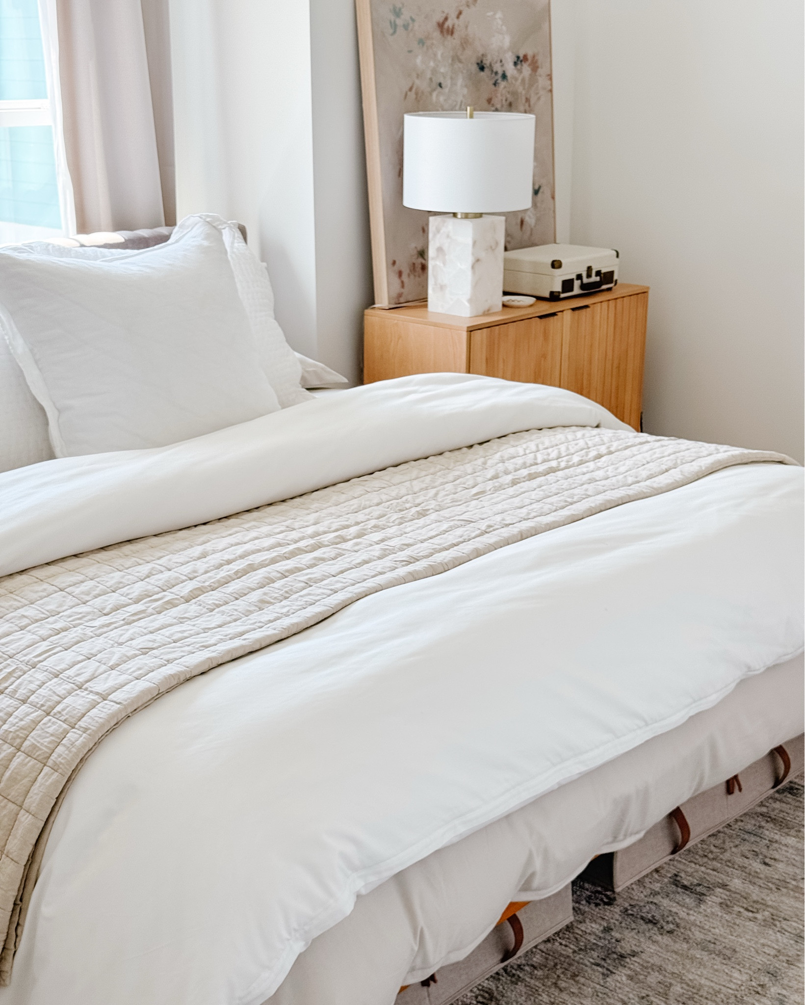 Bedding with light layers and did you soy the cutest shoe storage boxes!!! #storage #shie #bedding #Amazon #blanket #duvet #quilt  

#LTKValentine #LTKHome #LTKSeasonal