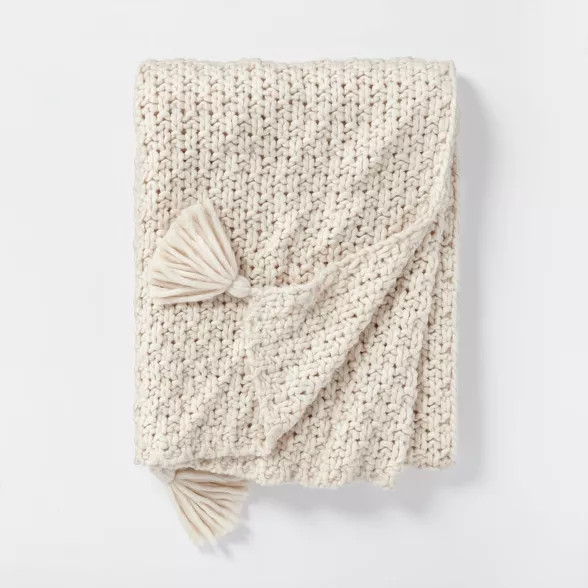 Target/Home/Home Decor/Throw Blankets‎Chunky Knit Throw Blanket - Threshold™ designed with St... | Target