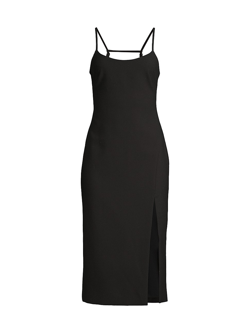 Women's Campbell Sleeveless Midi Dress - Black - Size 0 | Saks Fifth Avenue
