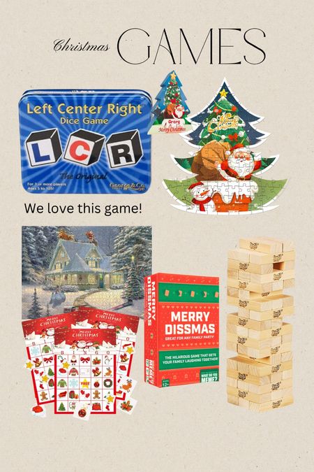 Games for Christmas family game night! 
#meandmrjones 
Christmas games 
Family games 


#LTKunder50 #LTKhome #LTKGiftGuide