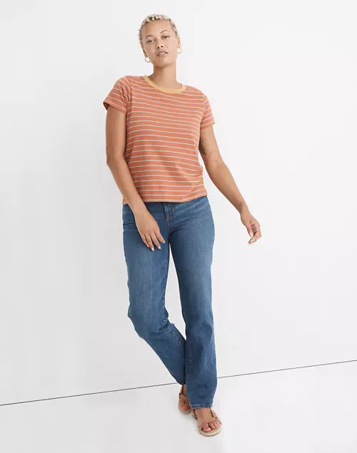 Northside Ringer Vintage Tee in Covey Stripe | Madewell