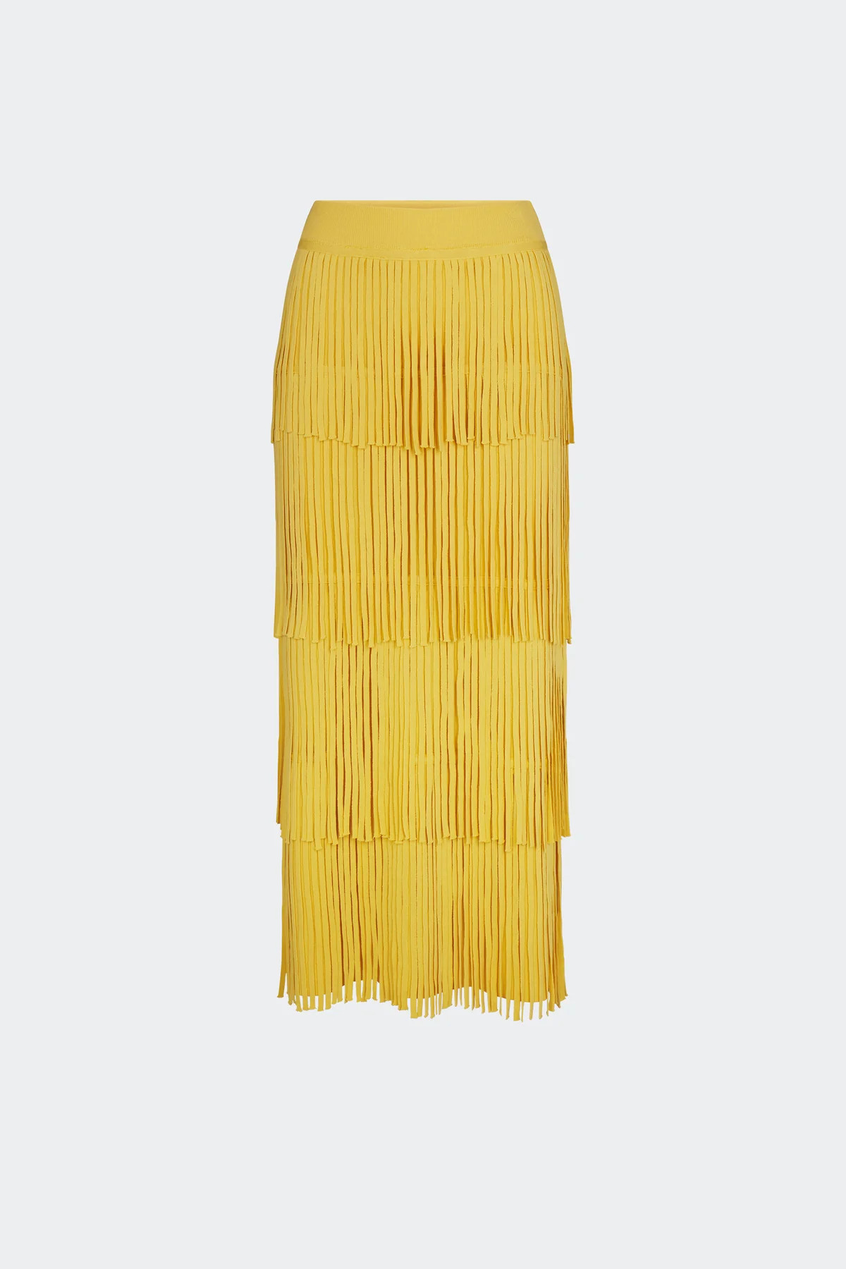 Za Za Knit Fringe Skirt in Butter | SIMONMILLER | Simon Miller