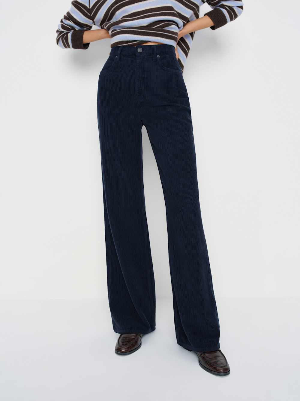 Cary High Rise Slouchy Wide Leg Jeans | Reformation (Global)