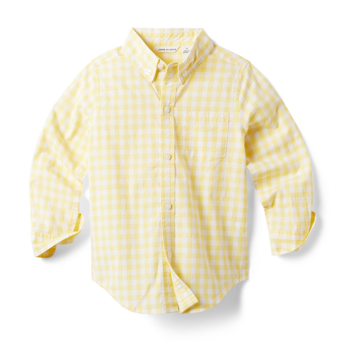 Gingham Poplin Shirt | Janie and Jack