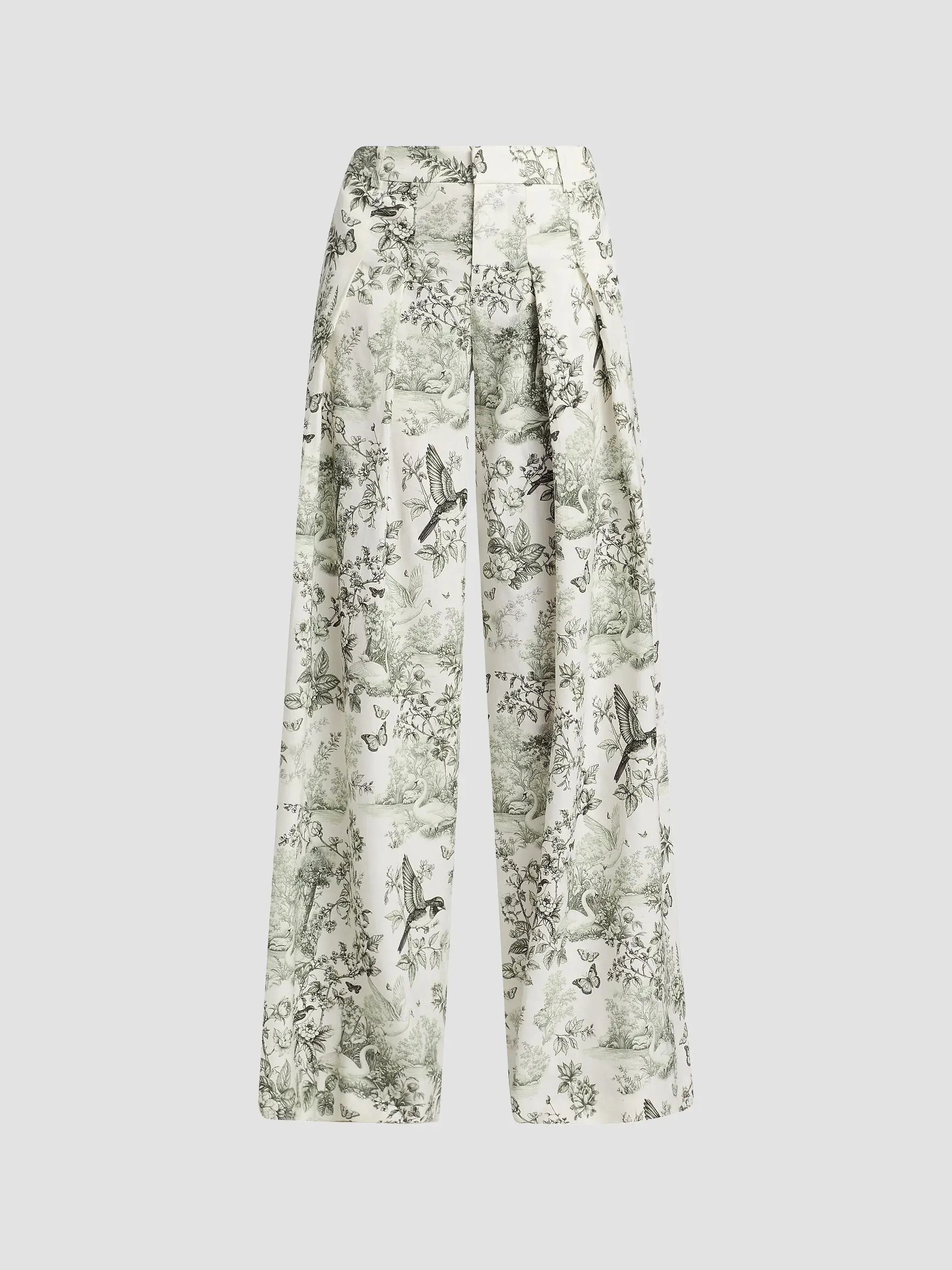 Blaire Printed Linen-Blend Wide-Leg Pants | Saks Fifth Avenue