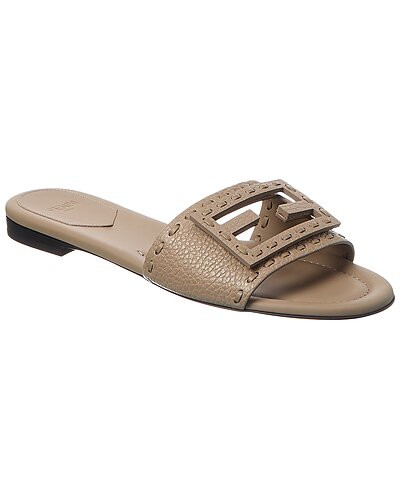 FENDI FF Baguette Leather Sandal | Rue La La