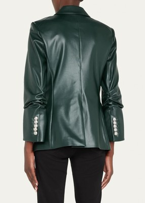 BNWT VERONICA BEARD Hollis Faux Leather Blazer Jacket in Size 8 - MSRP $600.00  | eBay | eBay US