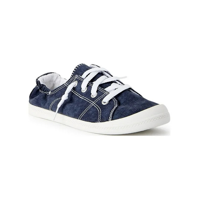 Time and Tru Women's Scrunch Back Slip-On Sneaker | Walmart (US)