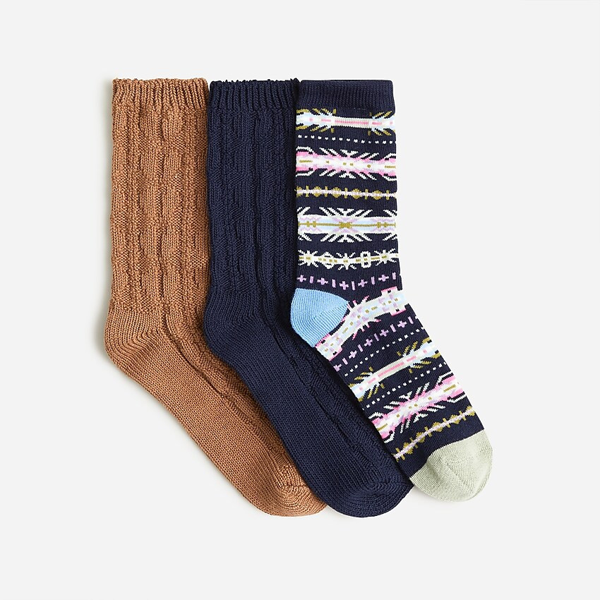 Kids' trouser socks three-pack | J. Crew US