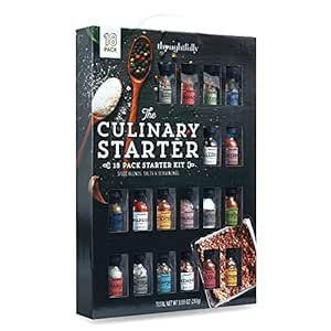 Thoughtfully Gourmet, Culinary Starter Kit Seasoning Gift Set, Includes a Wide Variety of Spice B... | Amazon (US)