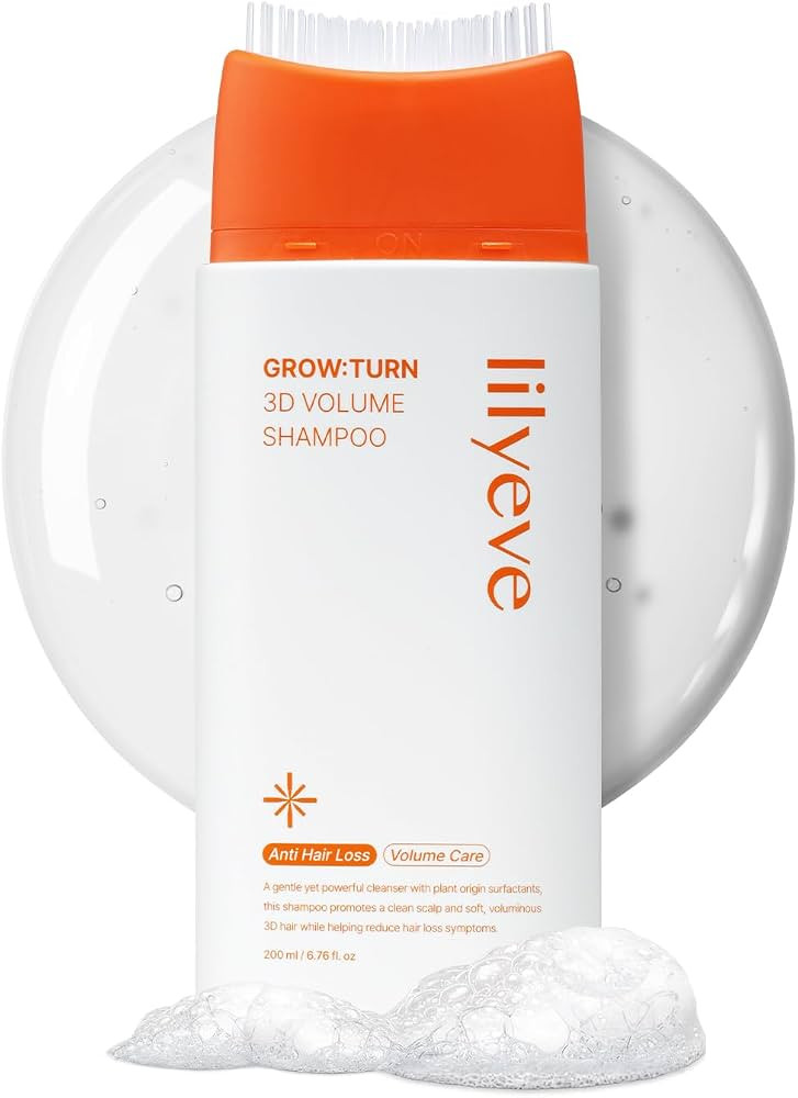 lilyeve GROWTURN 3D Volume Brush Shampoo, Biotin, Hair Growth, 6.76 fl oz | Amazon (US)