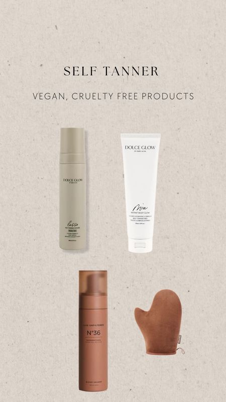 Vegan, cruelty free self tanning products I love 

#LTKbeauty