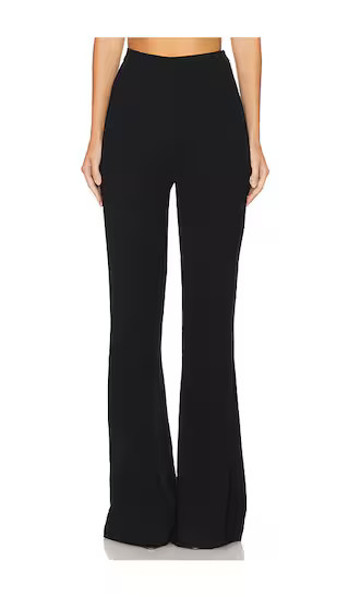 Classic Flared Trouser in Black | Revolve Clothing (Global)