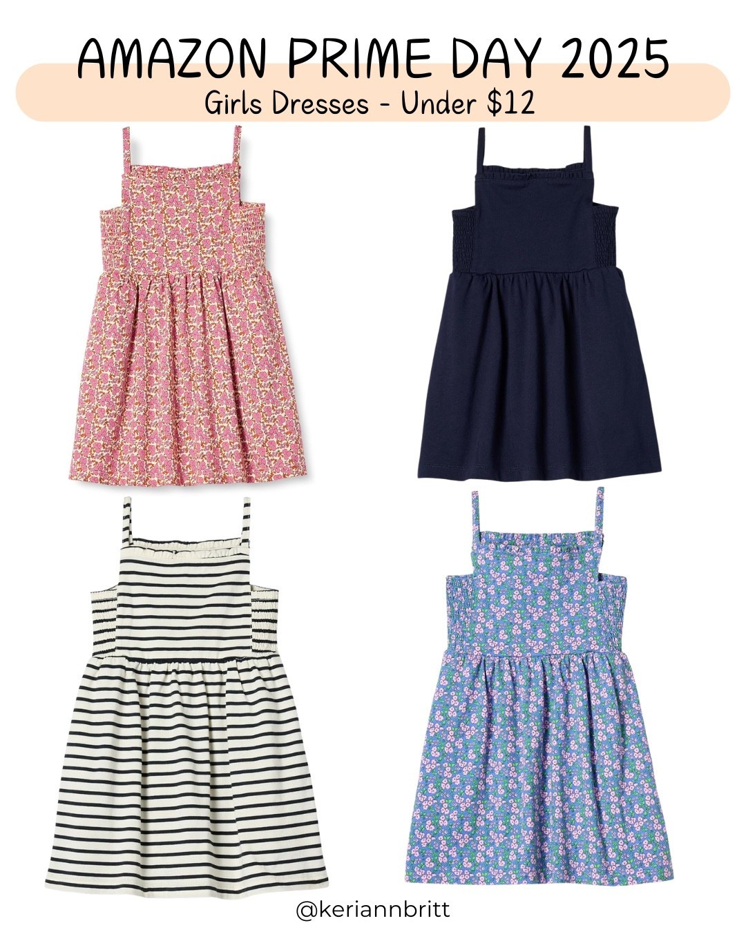 Amazon Prime Day 2025 - Girls Spaghetti Strap Dresses under $12

#LTKSaleAlert #LTKKids