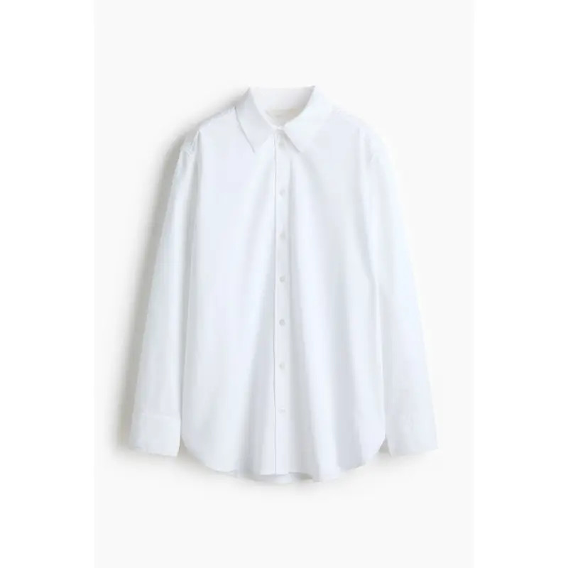 H&M Oxford Shirt in Blue at Nordstrom, Size Large | Nordstrom
