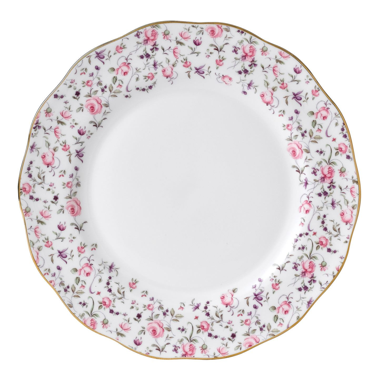 Royal Albert Rose Confetti Vintage Dinner Plate | Royal Albert | Wedgwood