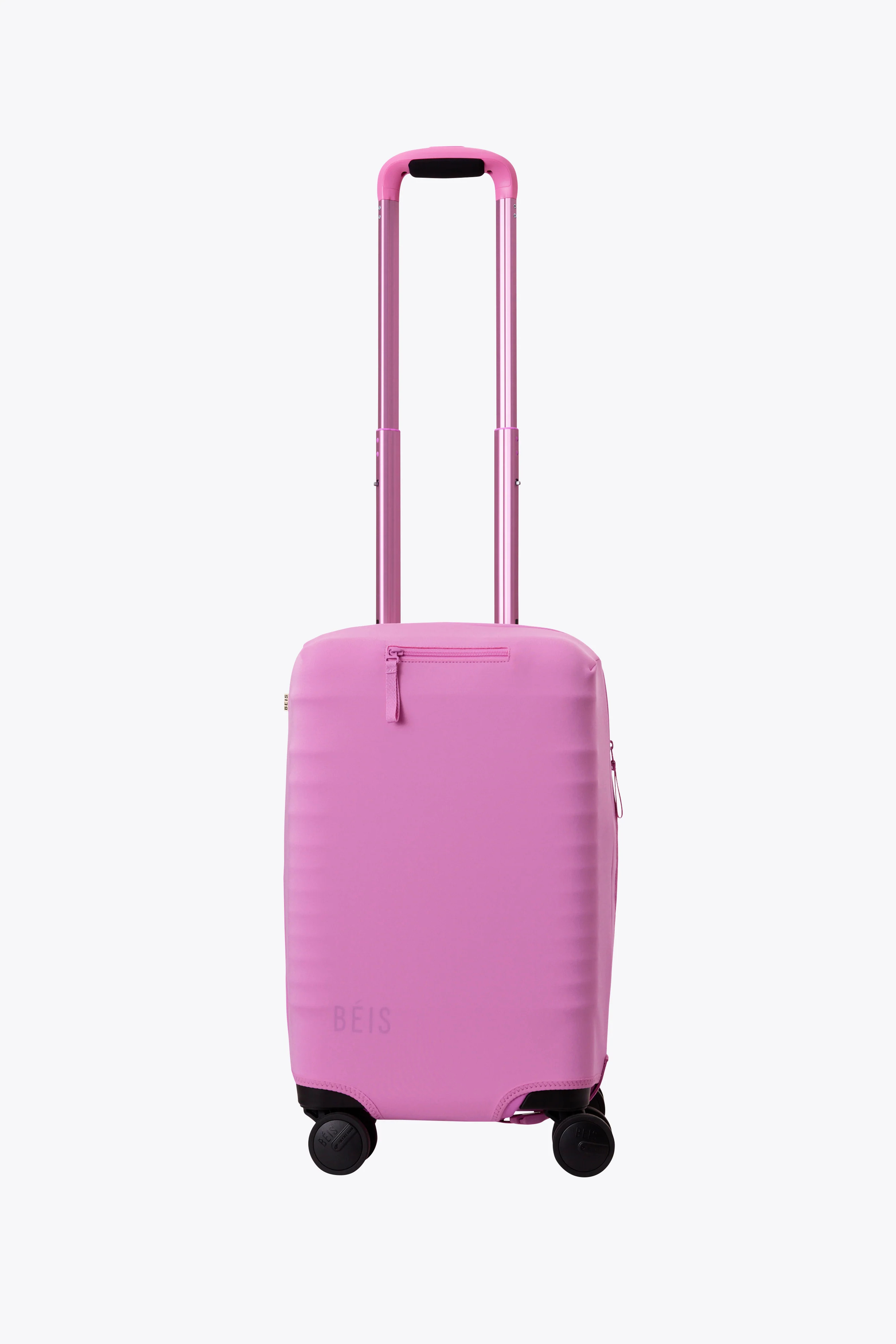 BÉIS 'The Small Carry-On Luggage Cover' in Berry - Protective Carry-On Luggage Cover in Berry | BÉIS Travel