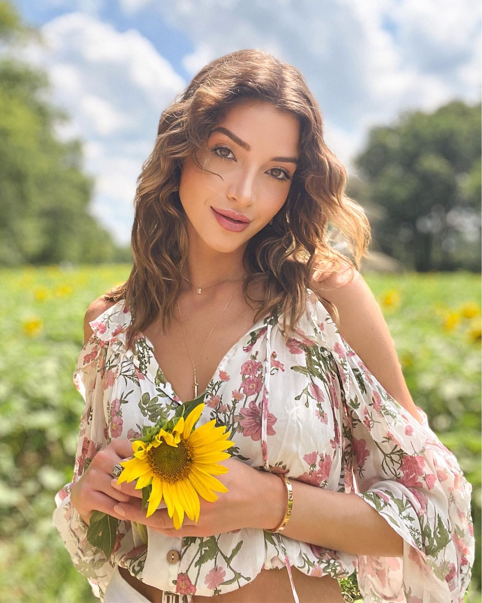 Summer floral top 

#LTKSeasonal #LTKFind #LTKunder50