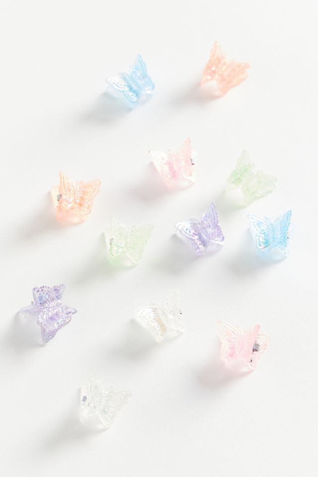 Urban Renewal Vintage Iridescent Butterfly Clip Set | Urban Outfitters (US and RoW)