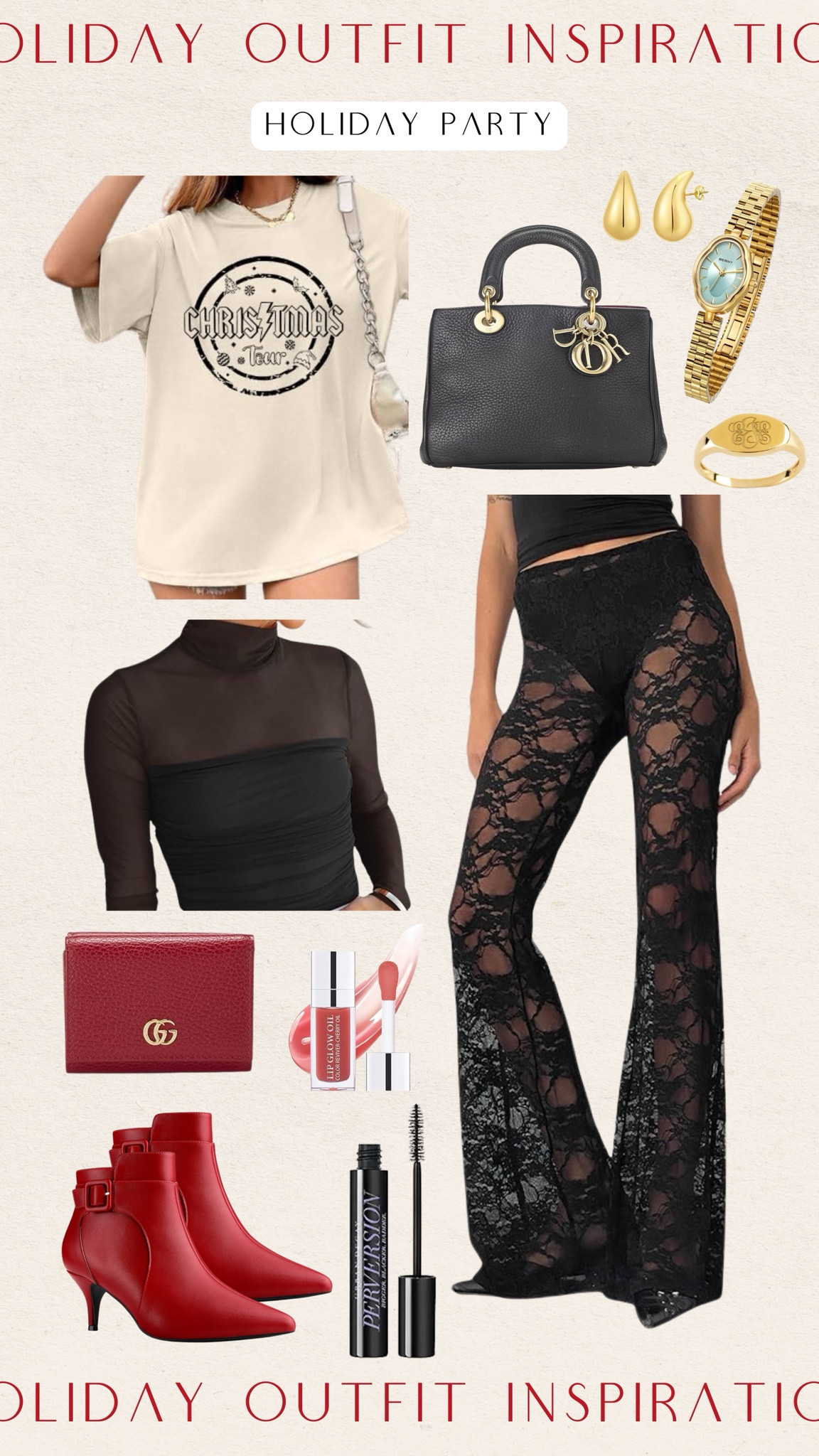 Holiday outfit inspo! I love these lace pants, they are so versatile! 

Winter fashion, Holiday fashion, Trendy outfits, Accessories, Chic, Makeupp


#LTKSeasonal #LTKStyleTip #LTKHoliday