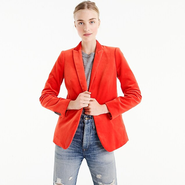 Parke blazer in velvet | J.Crew US