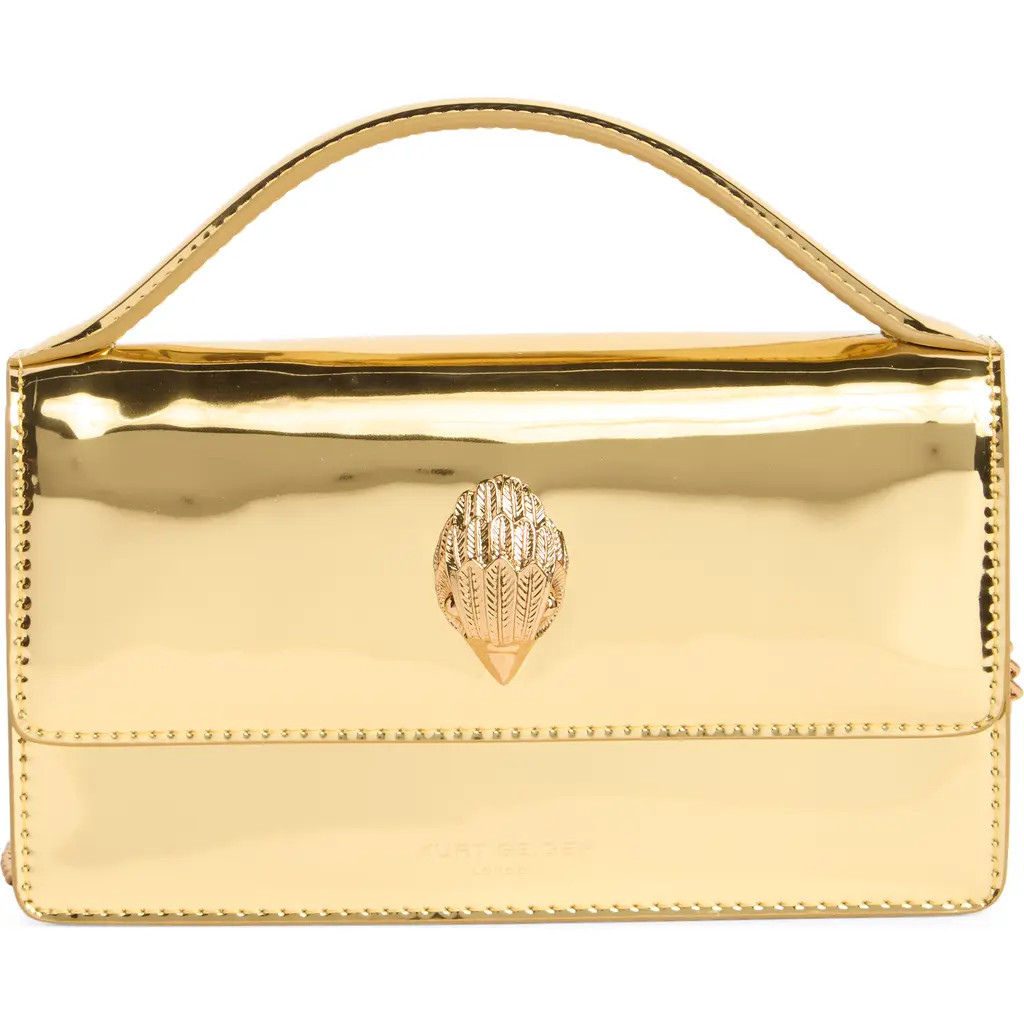 Kurt Geiger London Small Bond Top Handle Bag in Gold at Nordstrom Rack | Nordstrom Rack