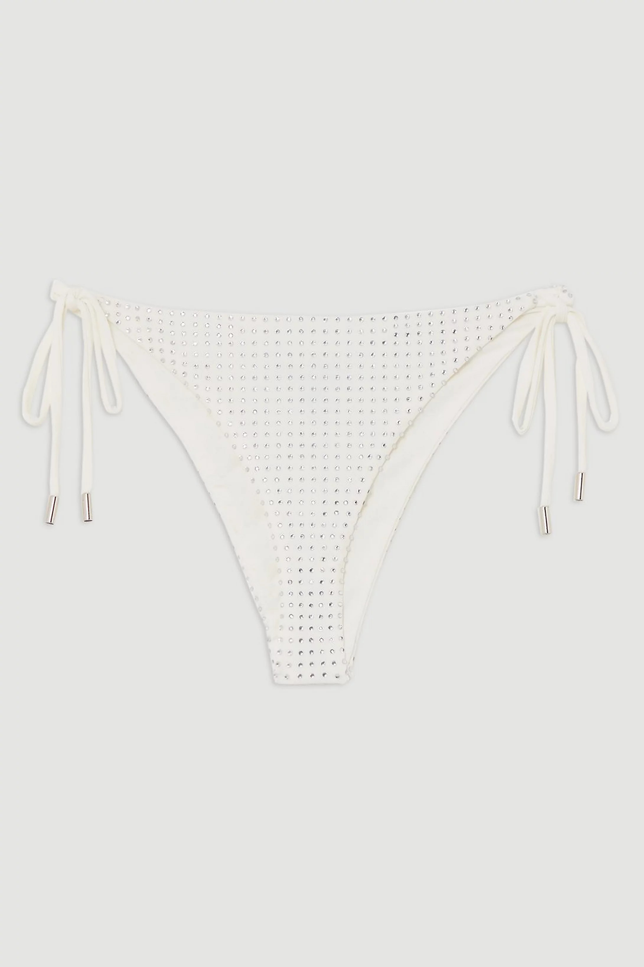 Embellished Triangle Bikini Bottom | Karen Millen | Karen Millen UK + IE + DE + NL