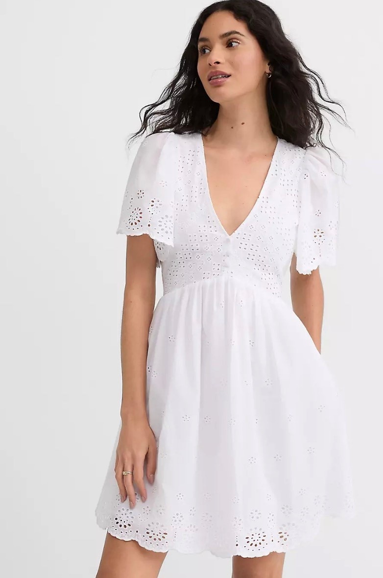 30% off this white eyelet dress. Easter dress option. 

#LTKOver40 #LTKSeasonal #LTKSaleAlert