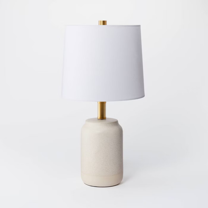 Small Assembled Table Lamp Cream - Threshold™ designed with Studio McGee | Target