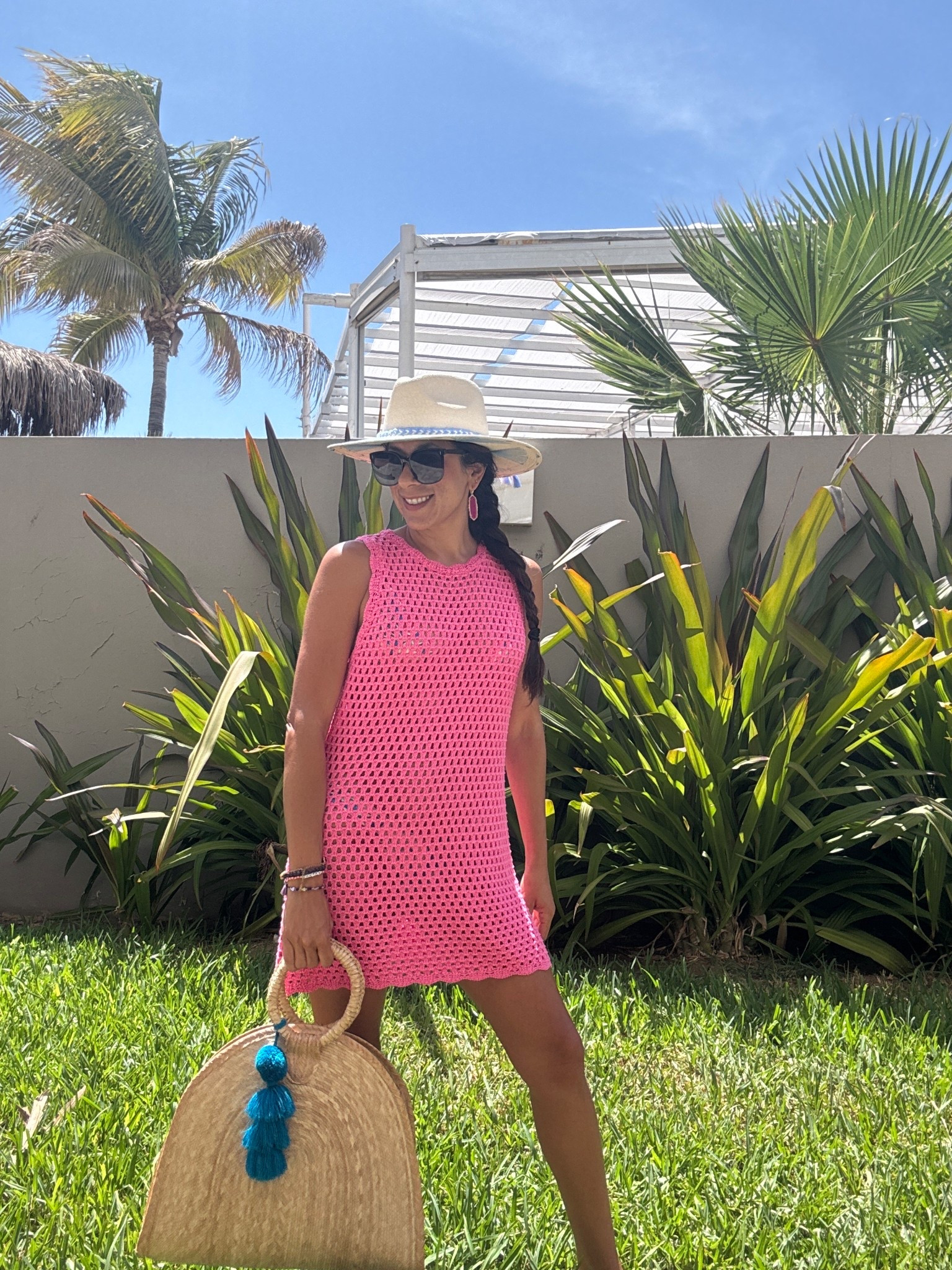 Vacation Mode fully activated. Love this coverup, hat and sunnies! 

#LTKTravel #LTKSwim #LTKStyleTip