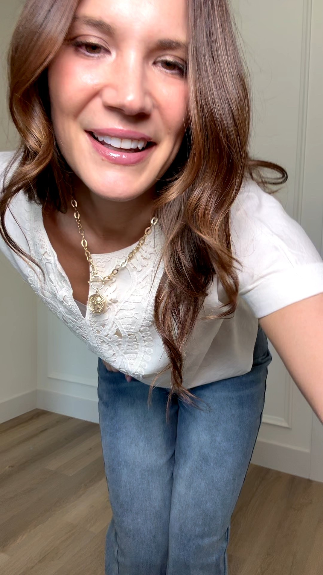 The perfect lace spring top!  This will be perfect for any tropical vacation! 

Spring tops lace details dark denim wash jeans casual everyday outfit tall girl finds tall girl approved Stang and co 

#LTKTravel #LTKSeasonal #LTKTall