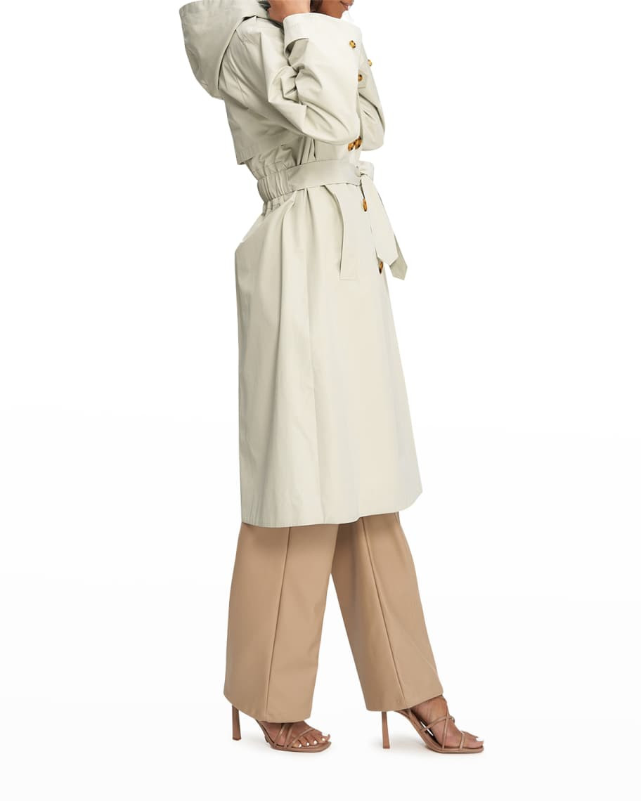 Water-Repellent Trench Coat - PETA-Approved Vegan | Neiman Marcus